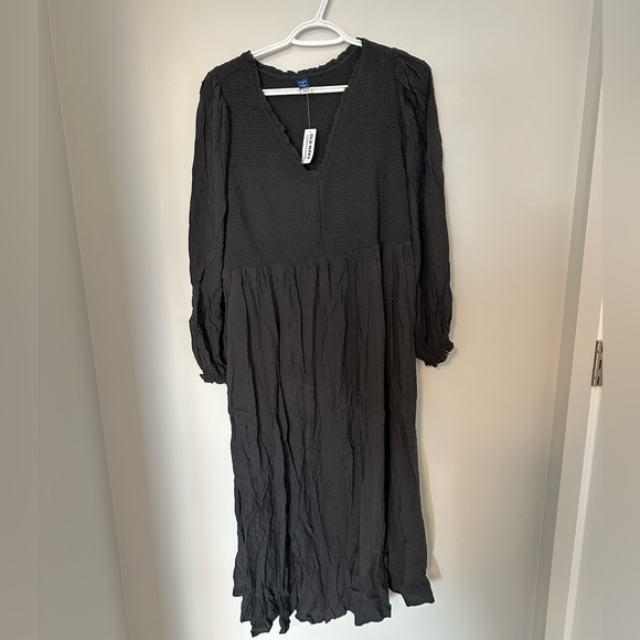 Ditsy dot maternity chiffon dress - Picture 1 of 4